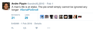 Illustration for article titled ‘Serial’ Fans, Get Ready: The Pie Smell That Lifted Bowe Bergdahl Up And Floated Him Away From His Post Will Finally Be Discussed In The Next Episode